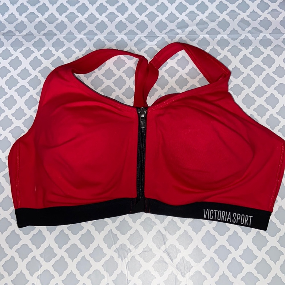 Victoria Secret Sports Bra front zip